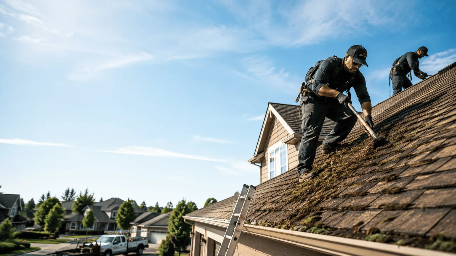 Roof Moss Removal in Louisburg, MO near me